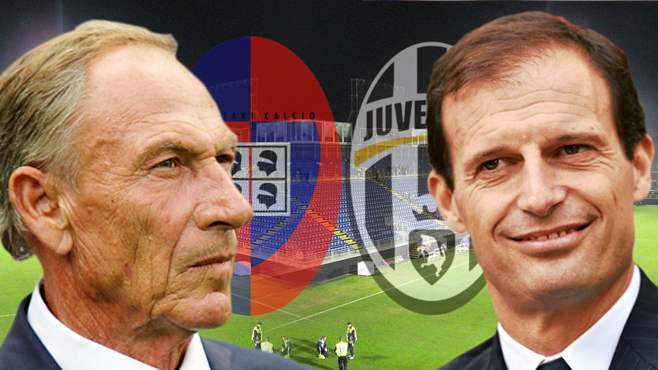 Massimiliano Allegri (kanan) dan Zdenek Zeman Copyright: &copy; Grafis: Eli Suhaeli/INDOSPORT/GETTY IMAGES